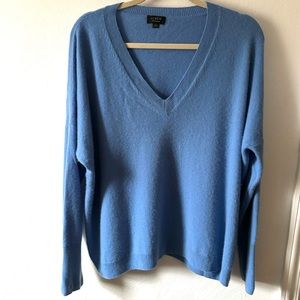 J. Crew Cashmere V Neck Sweater Size XL